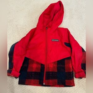 Columbia toddler Fleece raincoat